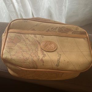 Allen Edward vintage World map purse